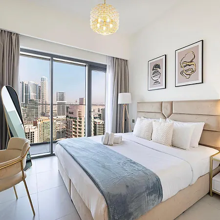 Elegant 1Br With Skyline Views In Downtown Dubai Apartment Exterior photo